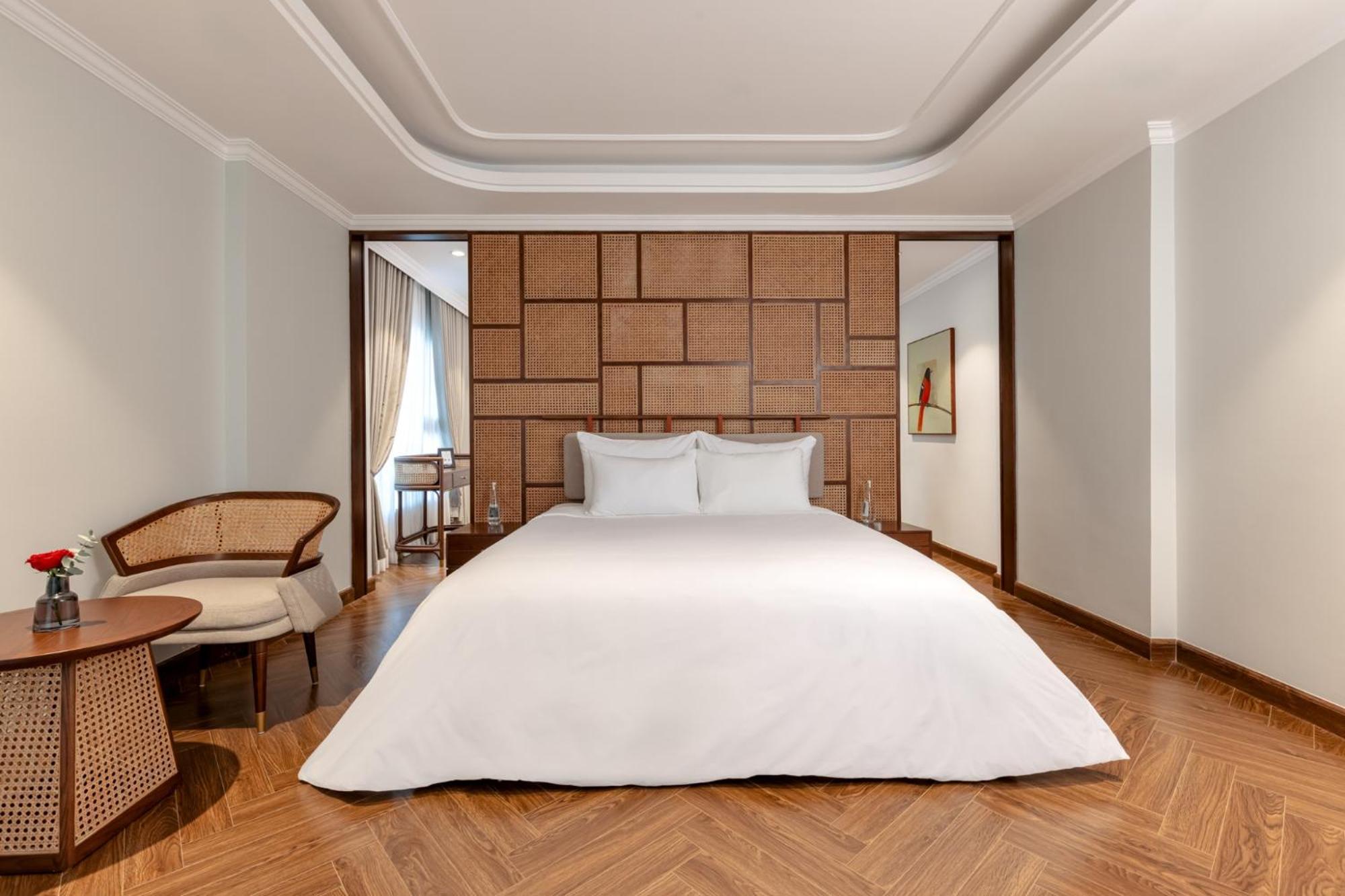 La Siesta Classic Hang Thung ฮานอย ภายนอก รูปภาพ A bedroom at the hotel