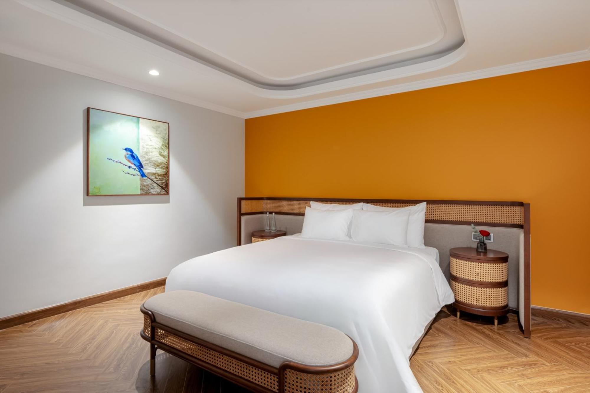 La Siesta Classic Hang Thung ฮานอย ภายนอก รูปภาพ A bedroom at the hotel