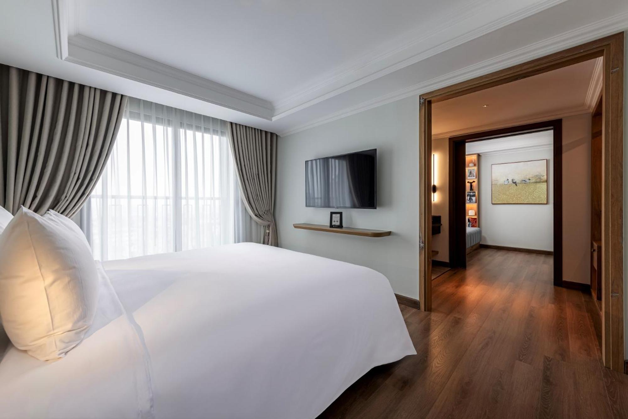 La Siesta Classic Hang Thung ฮานอย ภายนอก รูปภาพ A bedroom at the hotel